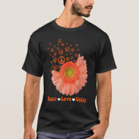 Unity Day Orange Daisy Peace Liebe Unity Anti Bull