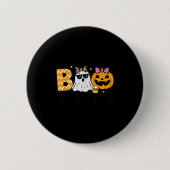 Unity Day Orange Ghost Boo Anti Bullying Halloween Button (Vorderseite)