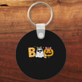 Unity Day Orange Ghost Boo Anti Bullying Halloween Schlüsselanhänger (Vorderseite)