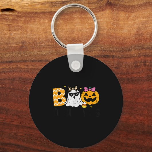 Unity Day Orange Ghost Boo Anti Bullying Halloween Schlüsselanhänger (Vorderseite)
