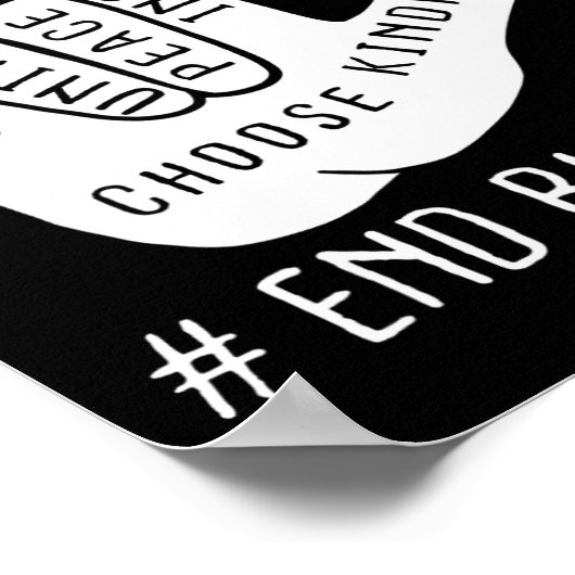 Unity Day Orange Kids 2024 Anti Bullying Choose Ki Poster (Ecke)