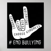 Unity Day Orange Kids 2024 Anti Bullying Choose Ki Poster (Vorne)