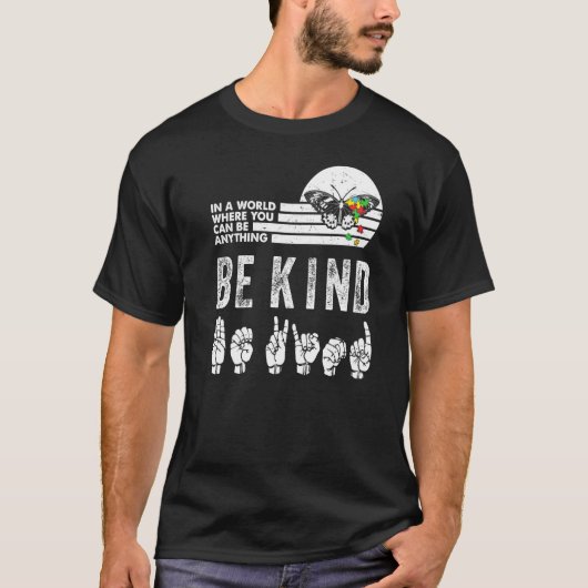 Unity Day Orange Kids are kind women be kind ASIS T-Shirt (Vorderseite)