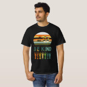 Unity Day Orange Sei Freundlich Leopard Herz Anti- T-Shirt (Vorne ganz)