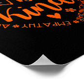 Unity Day Sei Freundlich Freundlichkeit Orange Ant Poster (Ecke)
