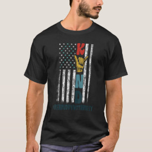 Unity Day USA Fahne mit freundlichen Grüßen gegen T-Shirt