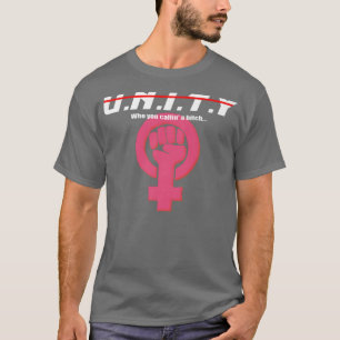 Unity Emanzipation Feminismus Feministin Women Pow T-Shirt