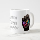 Unity in Diversity Jumbo-Tasse (Vorderseite Rechts)