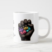 Unity in Diversity Jumbo-Tasse (Rechts)