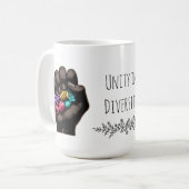 Unity in Diversity Kaffeetasse (Vorderseite Links)