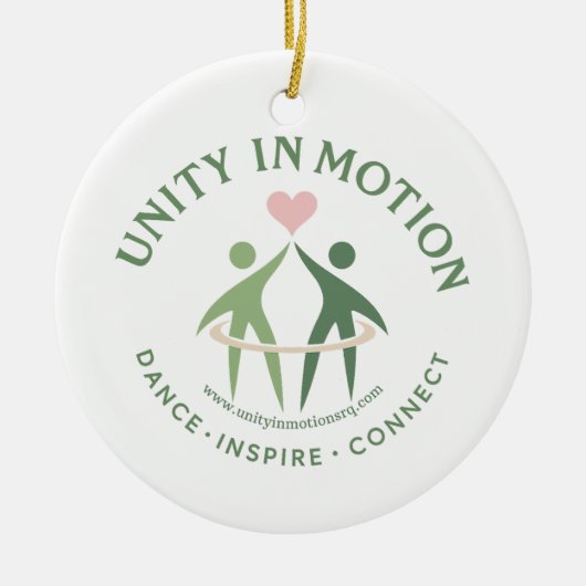 Unity in Motion Keramik Ornament (Vorne)