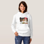 "Unity in Style" Fashion Faces Hoodie T-Shirt (Vorne ganz)