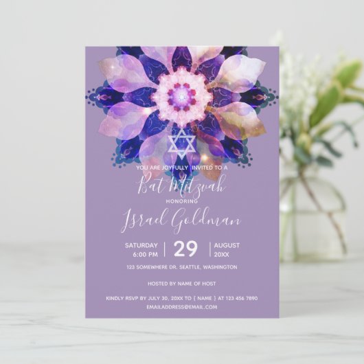 Unity Mandala Einladung (Stehend Vorderseite)