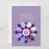 Unity Mandala Einladung (Rückseite)