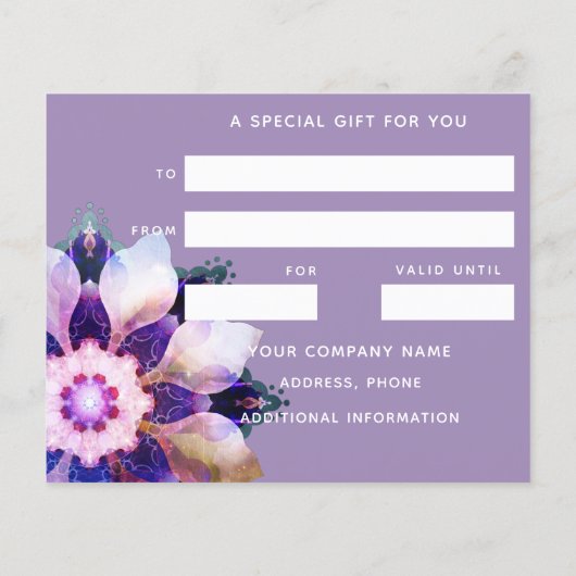 Unity Mandala Flyer (Hinten)