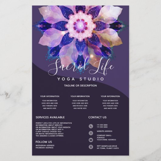 Unity Mandala Flyer (Vorne)