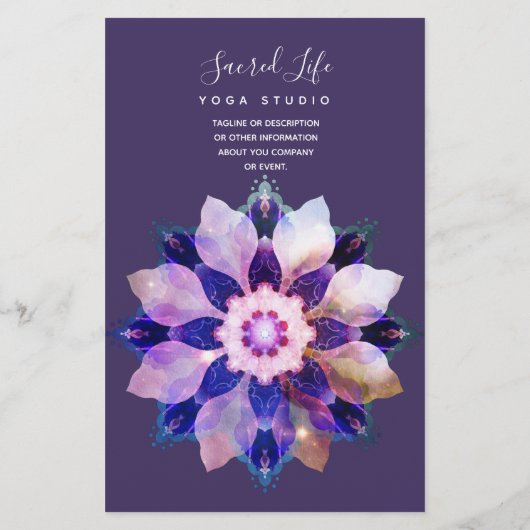 Unity Mandala Flyer (Hinten)