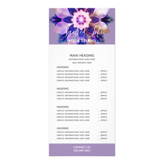 Unity Mandala Werbekarte (Vorne)