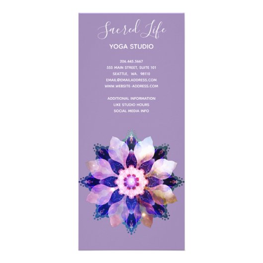 Unity Mandala Werbekarte (Hinten)