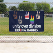 Unity over Division 2024 Wahl Biden Harris Banner (Insitu)