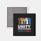 Unity over Division Harris Wheimer 2024 2 Magnet (Vorderseite/Rückseite)