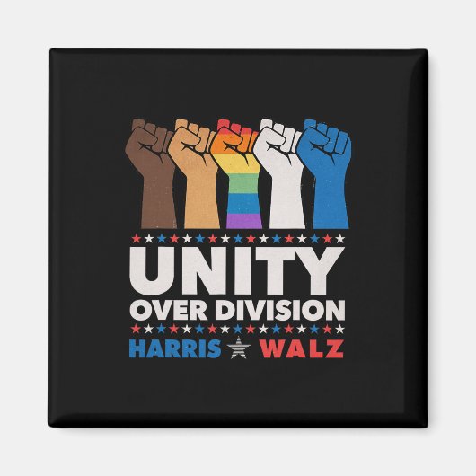 Unity over Division Harris Wheimer 2024 2 Magnet (Vorne)