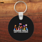 Unity over Division Harris Wheimer 2024 3 Schlüsselanhänger (Vorderseite)