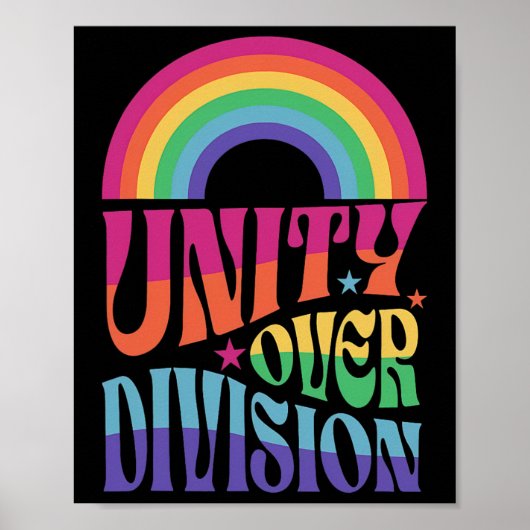 Unity over Division Harris Wheimer 2024 Poster (Vorne)