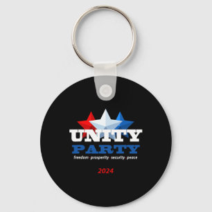 Unity Party 2024 Trump Präsident Schlüsselanhänger