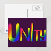 UNIty Postcard Postkarte (Vorne/Hinten)