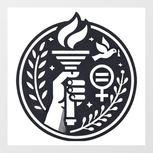 Unity Rising Fensteraufkleber (Blatt)