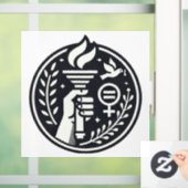 Unity Rising Fensteraufkleber (Zuhause)