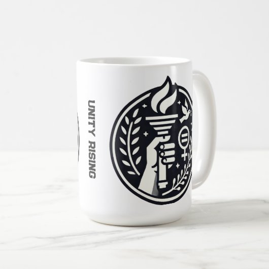 Unity Rising Kaffeetasse (VorderseiteRechts)