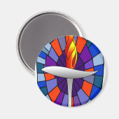 Unity Temple Chalice Magnet (Vorderseite/Rückseite)