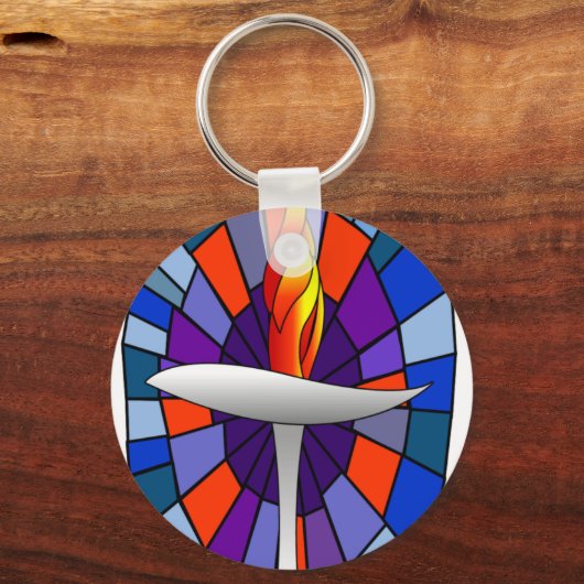 Unity Temple Chalice Schlüsselkette Schlüsselanhänger (Vorderseite)