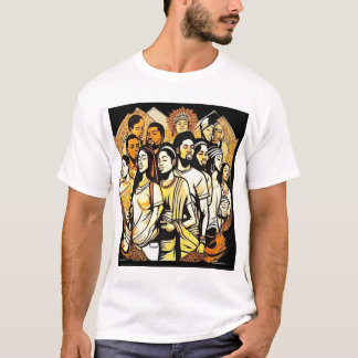 Unity Threads: Feiern Sie Diversity und Integratio T-Shirt