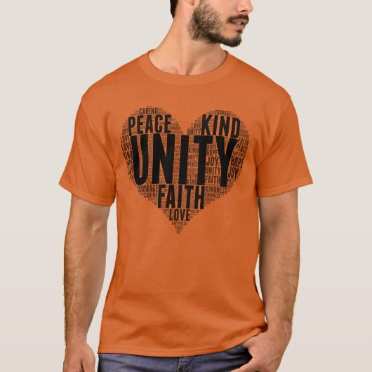 Unity WordCloud sei ein freundlicher Stopp des Sch T-Shirt (Vorderseite)