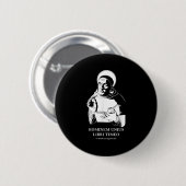 Unius Libri Philosopher Thomas Aquinas Zitat Button (Vorne & Hinten)