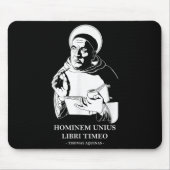 Unius Libri Philosopher Thomas Aquinas Zitat Mousepad (Vorne)