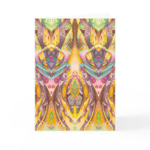 Universal Flow - gefaltete Kunst-Notizkarte