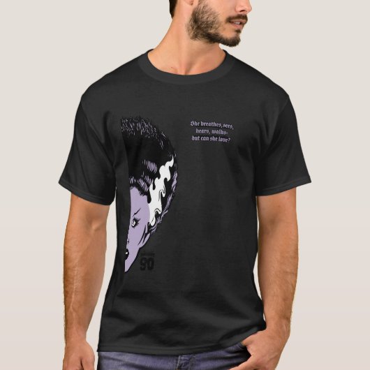 Universal-Monster Braut von Frankenstein 90. Heims T-Shirt (Vorderseite)
