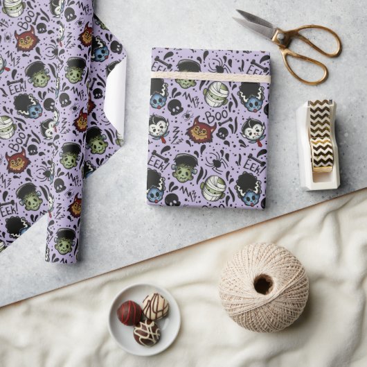 Universal-Monster - Violett Geschenkpapier (Kunsthandwerk)