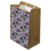 Universal-Monster - Violett Mittlere Geschenktüte (Rückseite Schrägansicht)