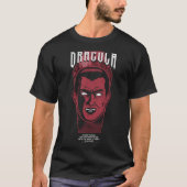 Universal Monsters Artist Series Dracula Retro Por T-Shirt (Vorderseite)