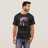 Universal Monsters Artist Series Draculaarot Poste T-Shirt (Vorne ganz)