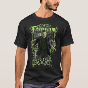 Universal Monsters Artist Series Frankenstein Schl T-Shirt