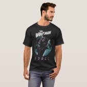 Universal Monsters Artist Serieshe Wolfman Retro P T-Shirt (Vorne ganz)