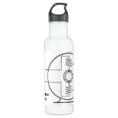Universal Motor Diagram on a Water Bottle Edelstahlflasche (Vorderseite)