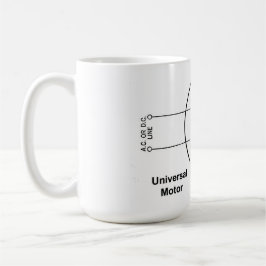 Universal Motor Diagram on Coffee Mug Kaffeetasse
