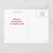 Universal Peace & Love Holiday Greetings Feiertagspostkarte (Rückseite)